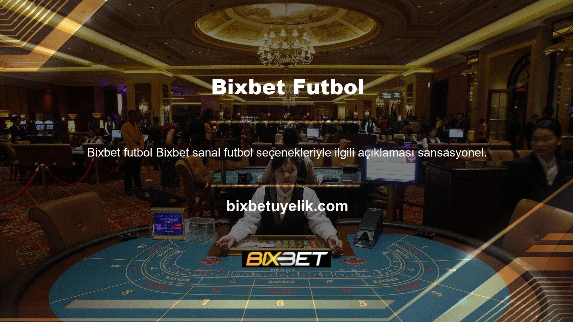 Bu yazımda Bixbet sanal futbol bahislerinden bahsetmek istiyorum